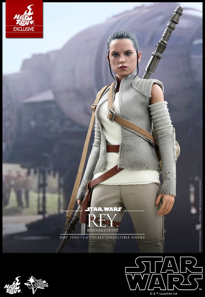 Illustration for article titled Hot Toys' New Rey Figure Is More Bewilderingly Perfect Than Usual